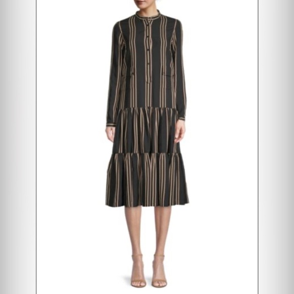 Akris Punto Dresses & Skirts - AKRIS PUNTO
Silk-Blend Stripe Shirtdress
